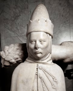 Grafmonument van de eerste doge van Genua Simone Boccanegra door Italian School