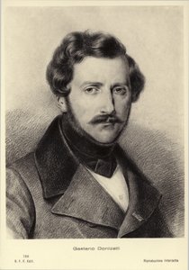 Gaetano Donizetti, Italiaanse componist (1797-1848) door Italian School