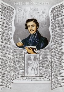 Gaetano Donizetti, Italiaanse componist (1797-1848) door Italian School