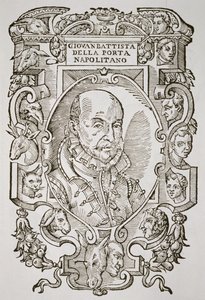Giovanni Battista della Porta (1535-1615) uit zijn boek, Delle Celeste Fisionomia, Padua 1616, geïllustreerd in Geschiedenis van de Magie, gepubliceerd eind 19e eeuw