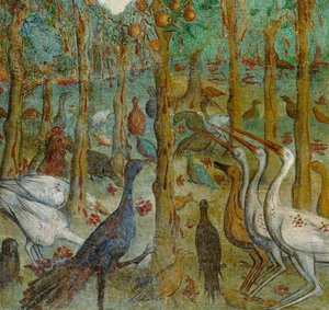 Gli alberi suderanno sangue (detail van de Openbaring van Johannes) door Italian School