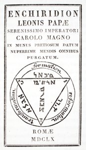 Grimoire van paus Leo III door Italian School