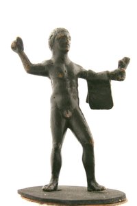 Hercules met een tijgervel door Italian School