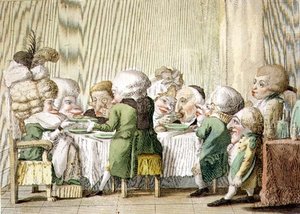 Il Pranzo (De Lunch), uitgegeven midden 18e eeuw, Florence