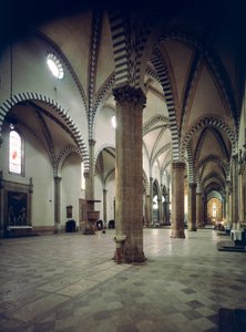 Interieur van de Basiliek van Santa Maria Novella