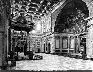 Interieur van de tribune door Italian School