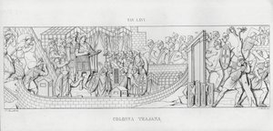 La Colonna Trajana, Zuil van Trajanus door Italian School