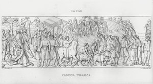 De Zuil van Trajanus (gravure)