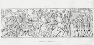 De Zuil van Trajanus (gravure)