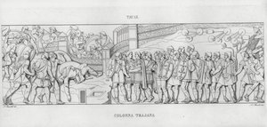 De Zuil van Trajanus (gravure)