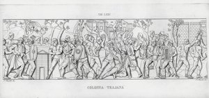 De Zuil van Trajanus (gravure)