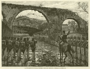 La Fucilazione dei Fratelli Bandiera e Dei Loro Compagni a Cosenza il 25 Luglio 1844 (gravure) door Italian School