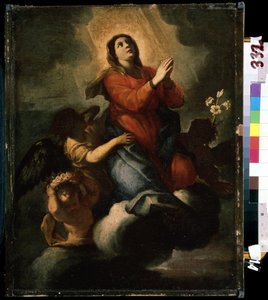 De tenhemelopneming van de Heilige Maagd Maria door Italian School