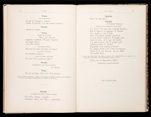Libretto della Tosca door Giacomo Puccini, Edition Ricordi, Italië