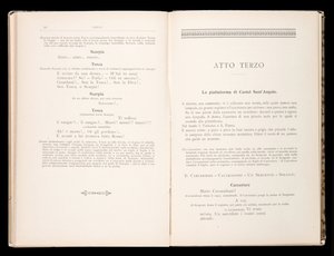 Libretto della Tosca door Giacomo Puccini, Edition Ricordi, Italië