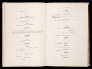 Libretto della Tosca door Giacomo Puccini, Edition Ricordi, Italië door Italian School