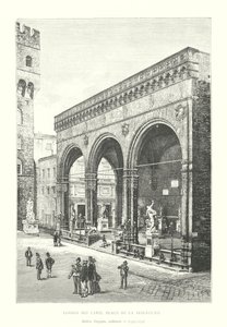 Loggia dei Lanzi, Piazza della Signoria, Andrea Orgagna, architect