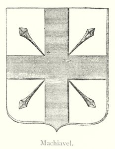 Machiavelli (gravure) door Italian School