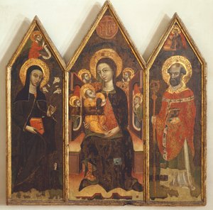 Madonna met Kind tussen St. Clara en St. Basil
