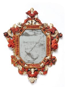 Spiegellijst, Trapani, late 17e of vroege 18e eeuw