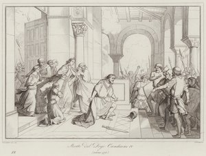 Dood van de Doge Candiano IV, 976 door Italian School