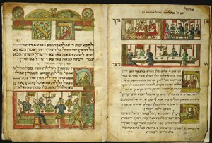 Ms.C.A.2795 De Religieuze Riten van het Joodse Volk, uit het Verhaal van het Joodse Volk door Italian School