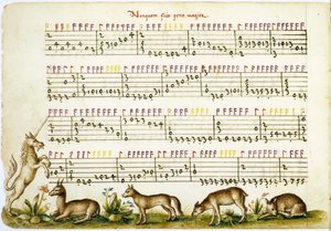 Bladmuziek uit Compositione di Meser Vincenzo Capirola gecomponeerd door Vincenzo Capirola