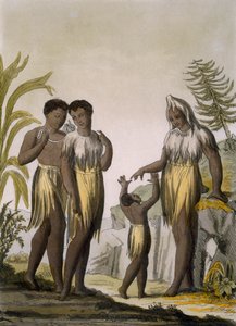 Inboorlingen van Cazegut, West-Afrika, ca. 1820s-30s door Italian School