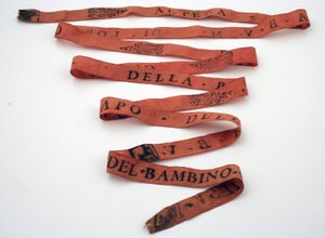 Oranje pelgrimsband door Italian School