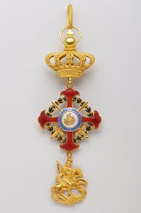 Orde van Sint-George van de Hereniging: insignes behorend tot de soevereinen van het Koninklijk Huis (1800-1850) door Italian School