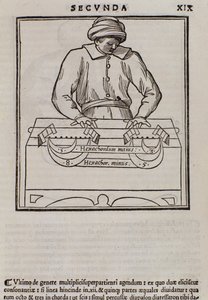 Pagina uit Musica theorica door Lodovico Fogliani (1475?-1542) (of Ludovico Foliani), muziektheoreticus. door Italian School