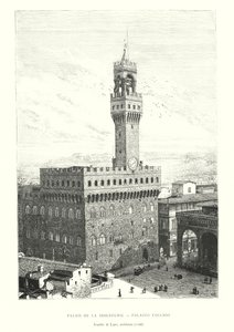 Palais de la Seigneurie, Palazzo Vecchio, Arnolfo di Lapo, architect door Italian School