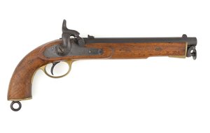 Model 1856 Percussie Geweer Pistool door Italian School