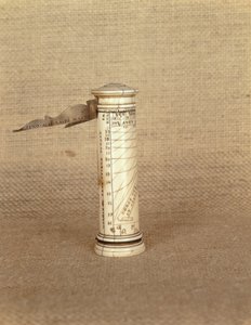 Draagbare zonnewijzer, gesigneerd D. Stephanus, FF, 1587