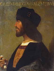 Portret van Cesare Borgia door Italian School