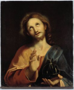 Portret van Christus. Milanese school van de 16e eeuw. Anoniem schilderij