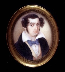 Portret van Ciro Menotti (1798 - 1831). Museo del Risorgimento. Milaan door Italian School