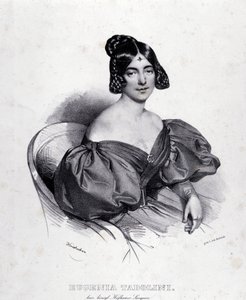 Portret van Eugenia Tadolini door Italian School