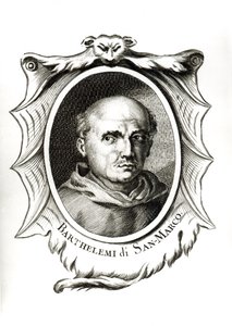 Portret van Fra. Bartolomeo di San Marco door Italian School
