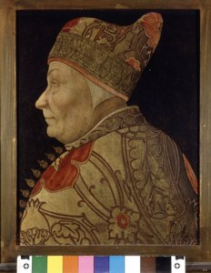 Portret van Francesco Foscari (1373 - 1457), Doge van Venetië. Schilderij op hout. sd. Venetië Correr Museum