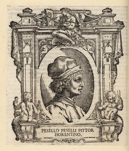 Portret van Francesco Pesellino, Italiaanse schilder uit Florence