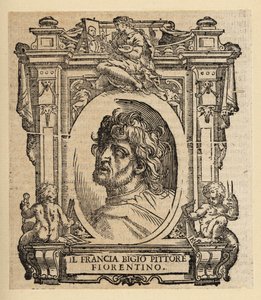 Portret van Franciabigio, Italiaanse schilder van de Florentijnse Renaissance door Italian School