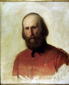 Portret van Garibaldi. Museo del Risorgimento. Milaan door Italian School