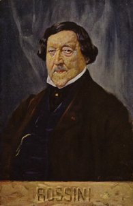 Portret van Gioachino Rossini