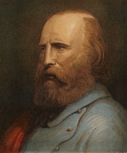 Portret van Giuseppe Garibaldi
