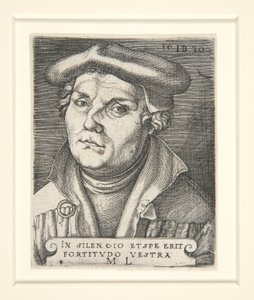 Portret van Maarten Luther door Italian School