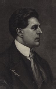Portret van Pietro Mascagni door Italian School