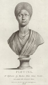 Portret van Pompeia Plotina door Italian School