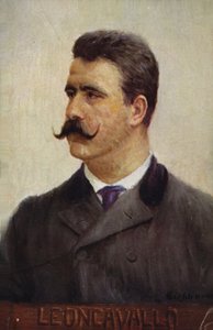 Portret van Ruggero Leoncavallo