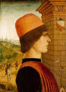 Portret van een man, ca.1494 door Italian School